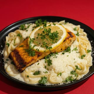 Salmon Alfredo
