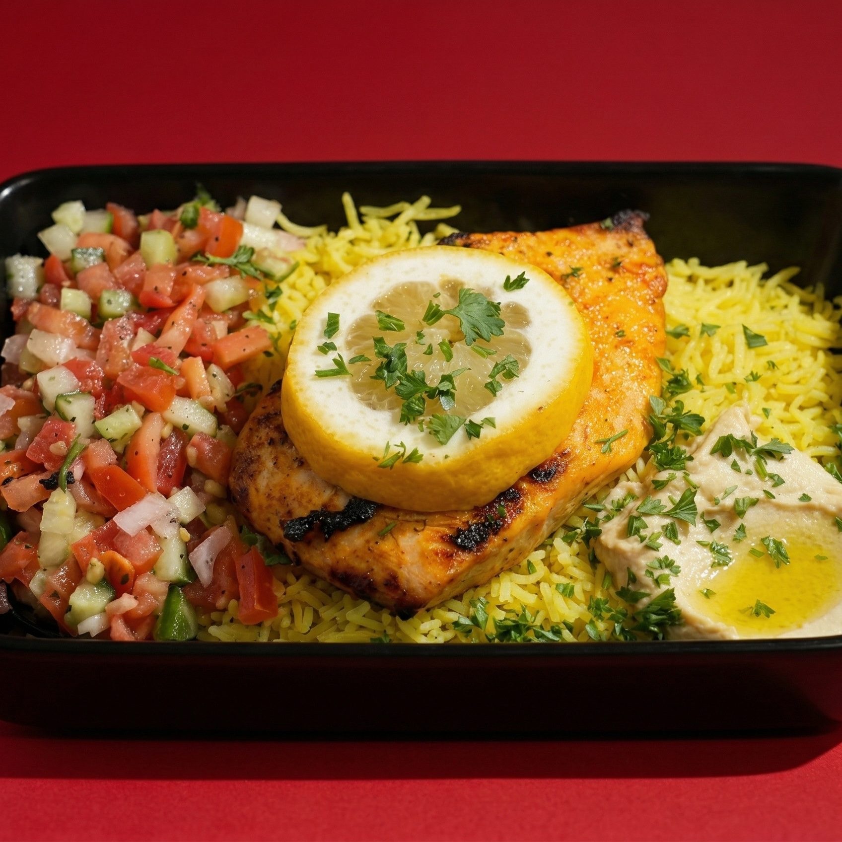 Fish Salmon Bowl.