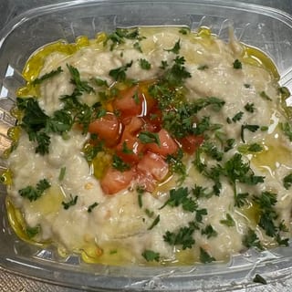 L Baba Ghanooj & Pita